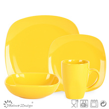 Modern Design Square Shape Ceramic Dinnerware Set